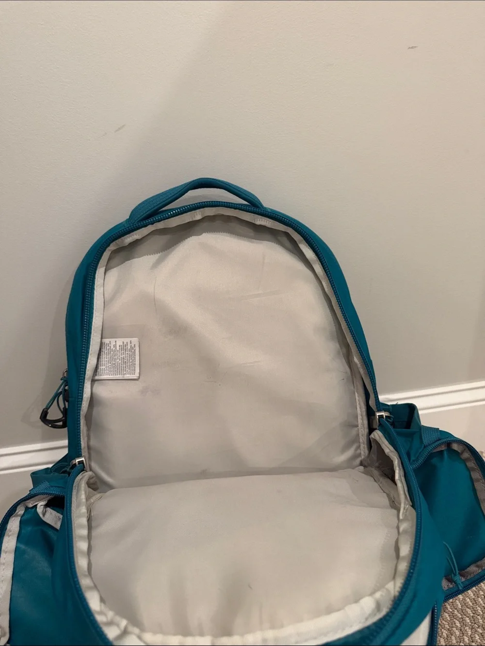The North Face Surge Backpack in Teal
